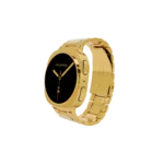 Gold Samsung Galaxy Watch 8 with Elite Strap – Gold, Rose Gold & Platinum