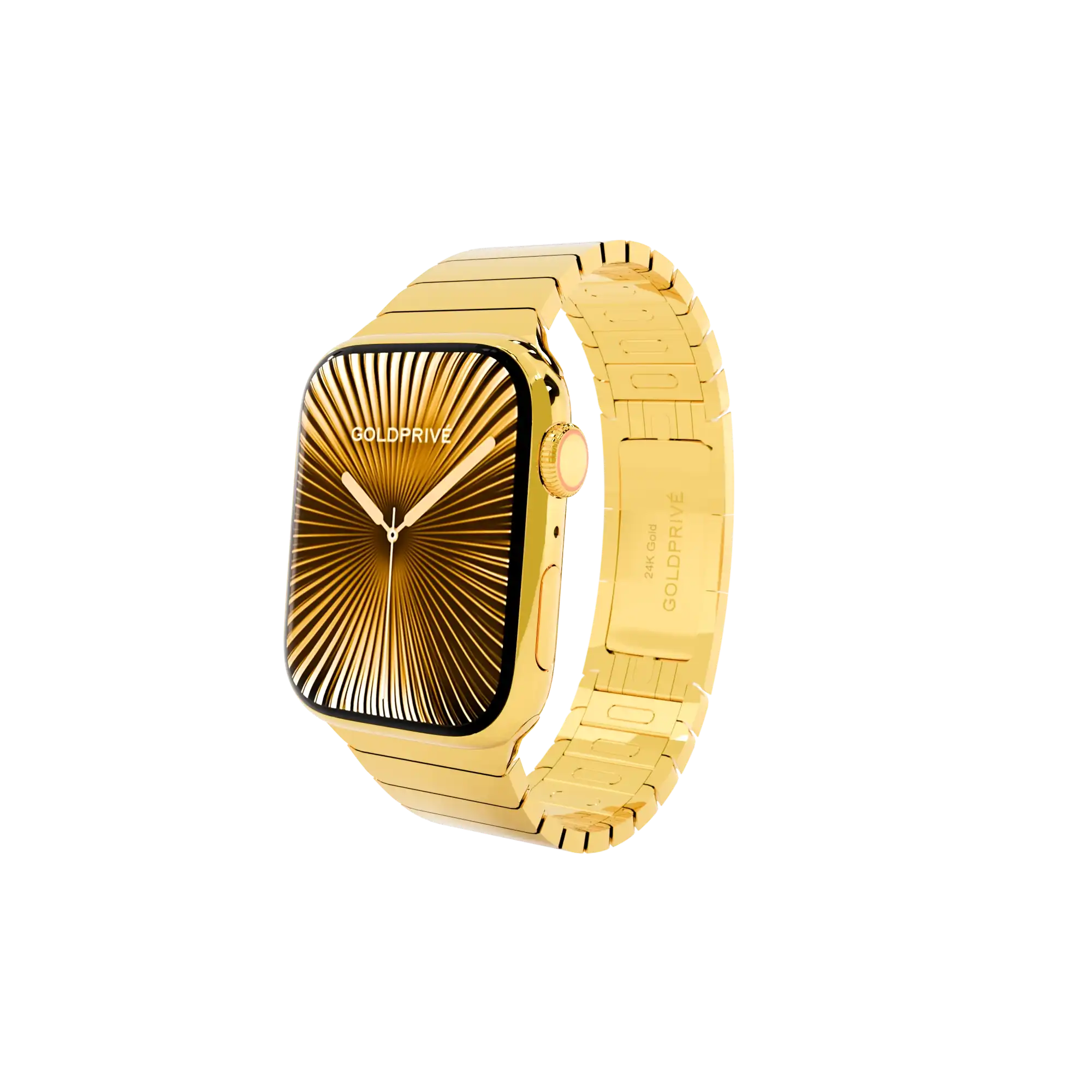 Gold Apple Watch Series 12 with Elite Strap design by GoldPrivé