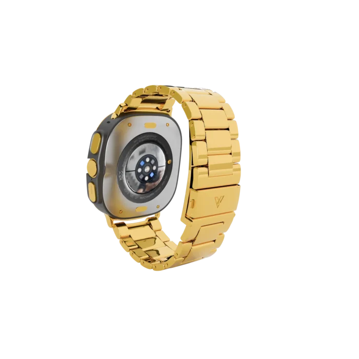 Gold Samsung Galaxy Watch Ultra2 Elite Strap shown from another angle