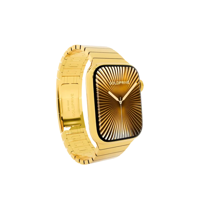 Gold Apple Watch Series 12 with Elite Strap – Gold, Rose Gold & Platinum - Image 4