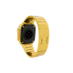 Gold Apple Watch Ultra 4 with Link Band – Gold, Rose Gold & Platinum - Image 4