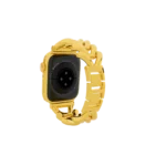 Gold Apple Watch Series 12 with Glamour Bracelet – Gold, Rose Gold & Platinum - Image 3