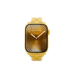 Gold Apple Watch Series 12 with Grandeur Strap – Gold, Rose Gold & Platinum - Image 2