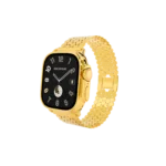 Gold Apple Watch Ultra 4 with Heritage Strap – Gold, Rose Gold & Platinum