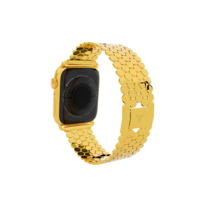 Gold Apple Watch Series 12 with Heritage Strap – Gold, Rose Gold & Platinum - Image 3