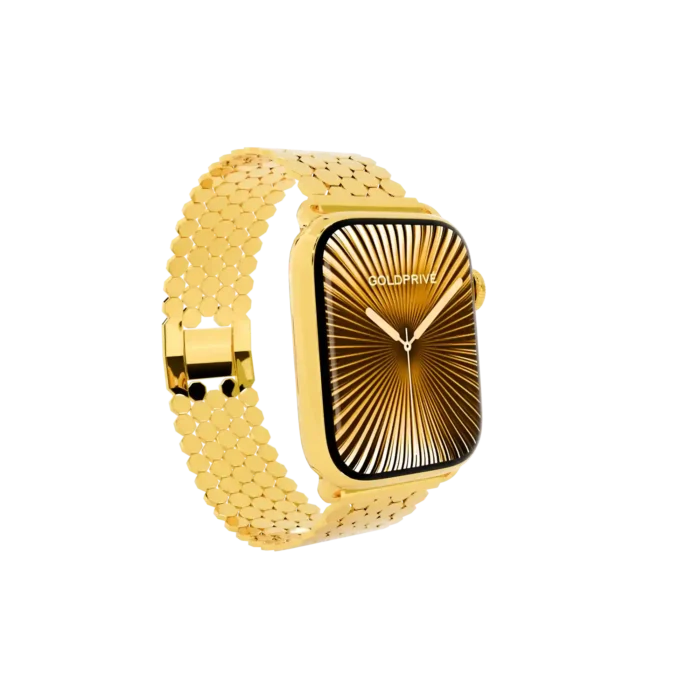 Gold Apple Watch Series 12 with Heritage Strap – Gold, Rose Gold & Platinum - Image 4