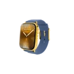 Gold Apple Watch Series 12 with Hermès Bleu Nuit En Mer – Gold, Rose Gold & Platinum
