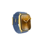 Gold Apple Watch Series 12 with Hermès Bleu Nuit En Mer – Gold, Rose Gold & Platinum - Image 4