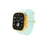 Gold Apple Watch Ultra 4 with White Ice Blue Ocean Band
