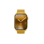 Gold Apple Watch Series 12 with Milanese Strap – Gold, Rose Gold & Platinum - Image 2