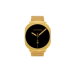 Gold Samsung Galaxy Watch9 Milanese Strap shown from another angle