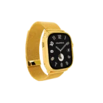 Gold Apple Watch Ultra 4 with Milanese Band – Gold, Rose Gold & Platinum - Image 4