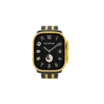Gold Apple Watch Ultra 4 with Monarch Link Bracelet – Gold, Rose Gold & Platinum - Image 2