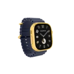 Gold Apple Watch Ultra 4 with Navy Ocean Band – Gold, Rose Gold & Platinum - Image 4