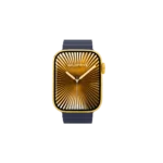 Gold Apple Watch Series 12 with Navy Ocean Band – Gold, Rose Gold & Platinum - Image 2