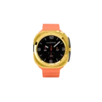 Gold Samsung Galaxy Watch Ultra with Orange Marine Band – Gold, Rose Gold & Platinum - Image 2