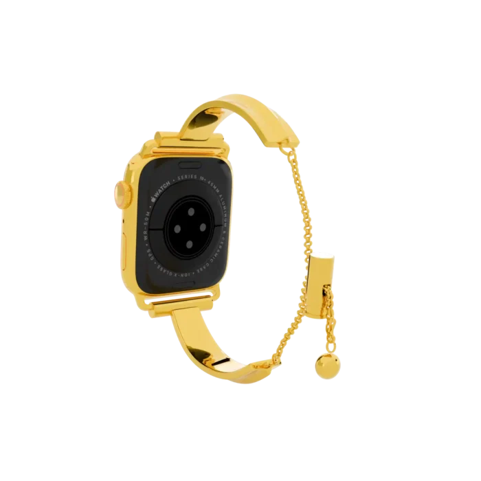 Gold Apple Watch Series 12 with Classique Bracelet – Gold, Rose Gold & Platinum - Image 3