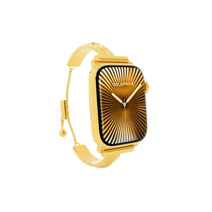 Gold Apple Watch Series 12 with Classique Bracelet – Gold, Rose Gold & Platinum - Image 4
