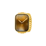 Gold Apple Watch Series 12 with Twin Twist Strap – Gold, Rose Gold & Platinum - Image 2