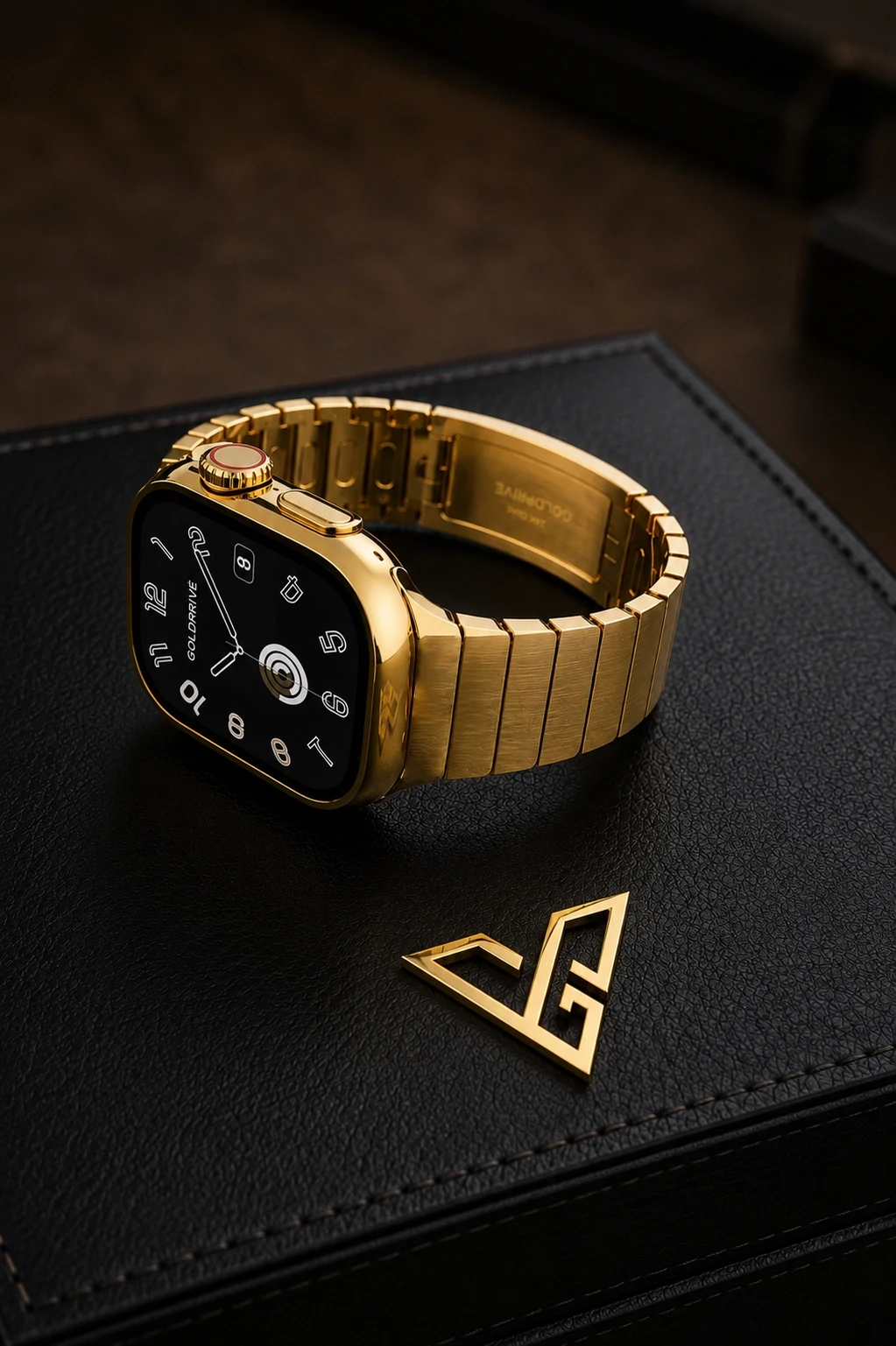 Apple Watch gold plated in 24K gold by Leronza Dubai