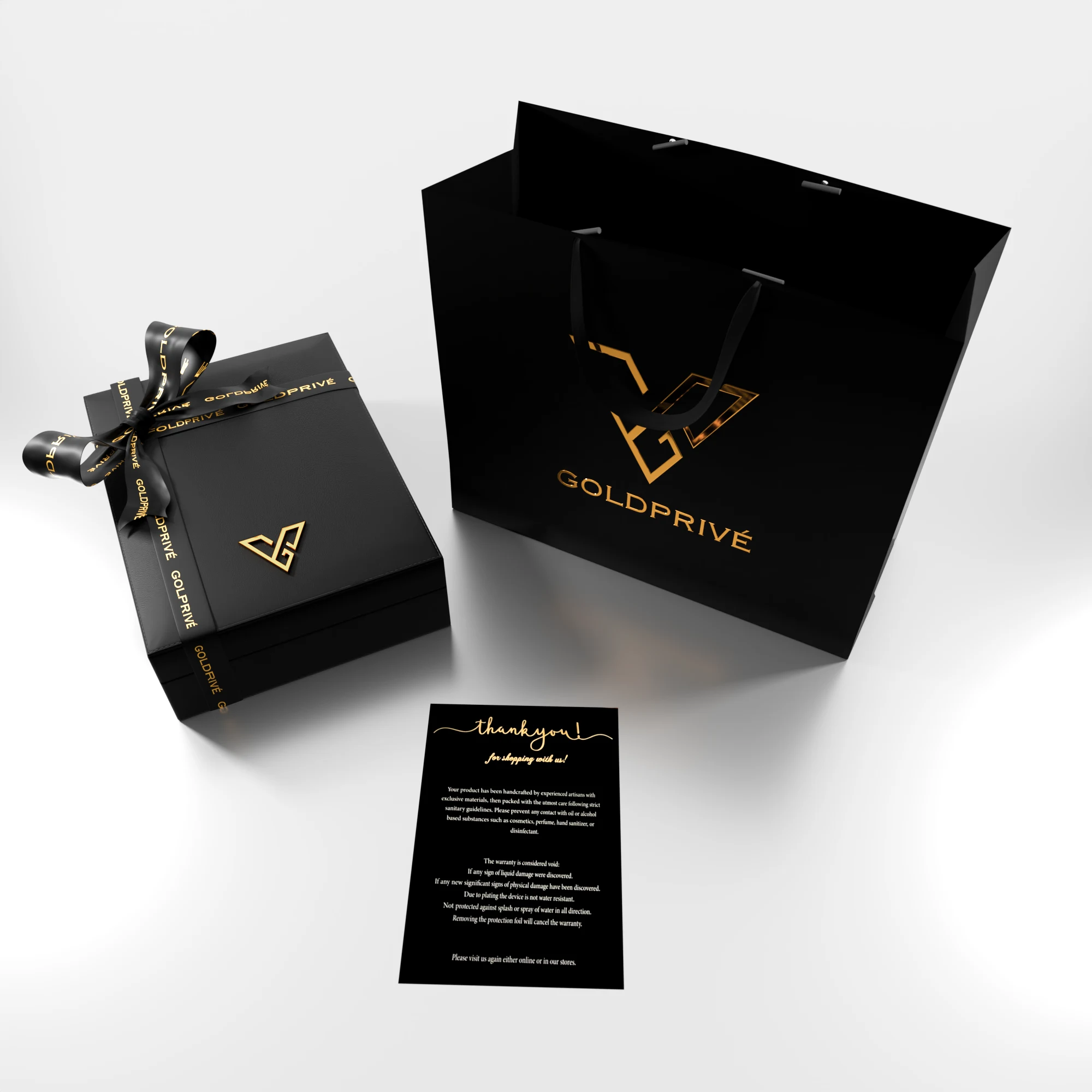 Leronza leather presentation box that holds the Supernova Gold iPhone Duo