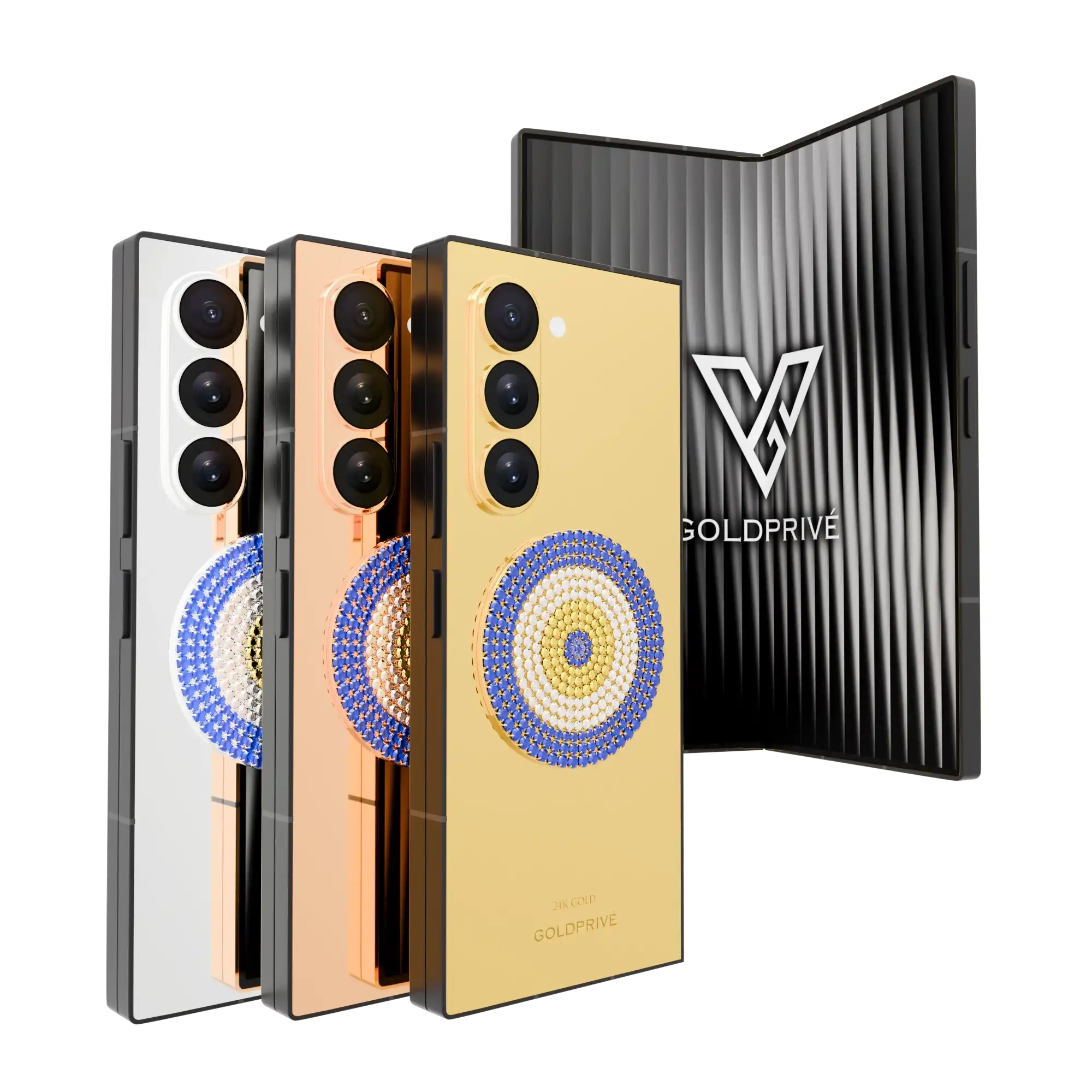 3n1_New (12) LuxEvil Charm Samsung Galaxy Fold8 Ultra in 24K Gold, Rose Gold & Platinum - Image 1
