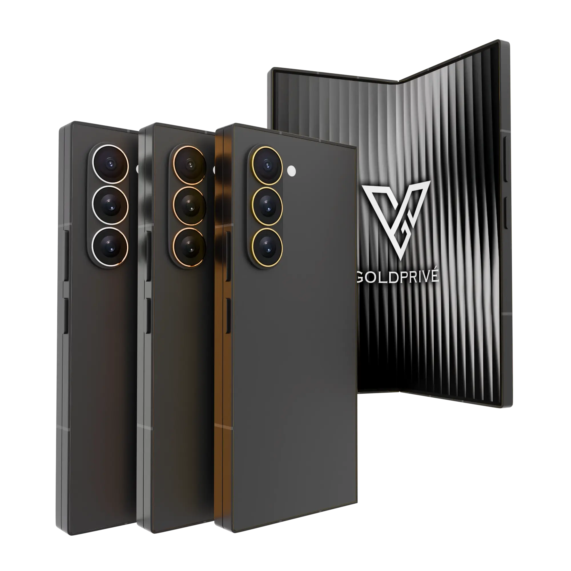 Gold Samsung Galaxy Z Fold8 Ultra Black