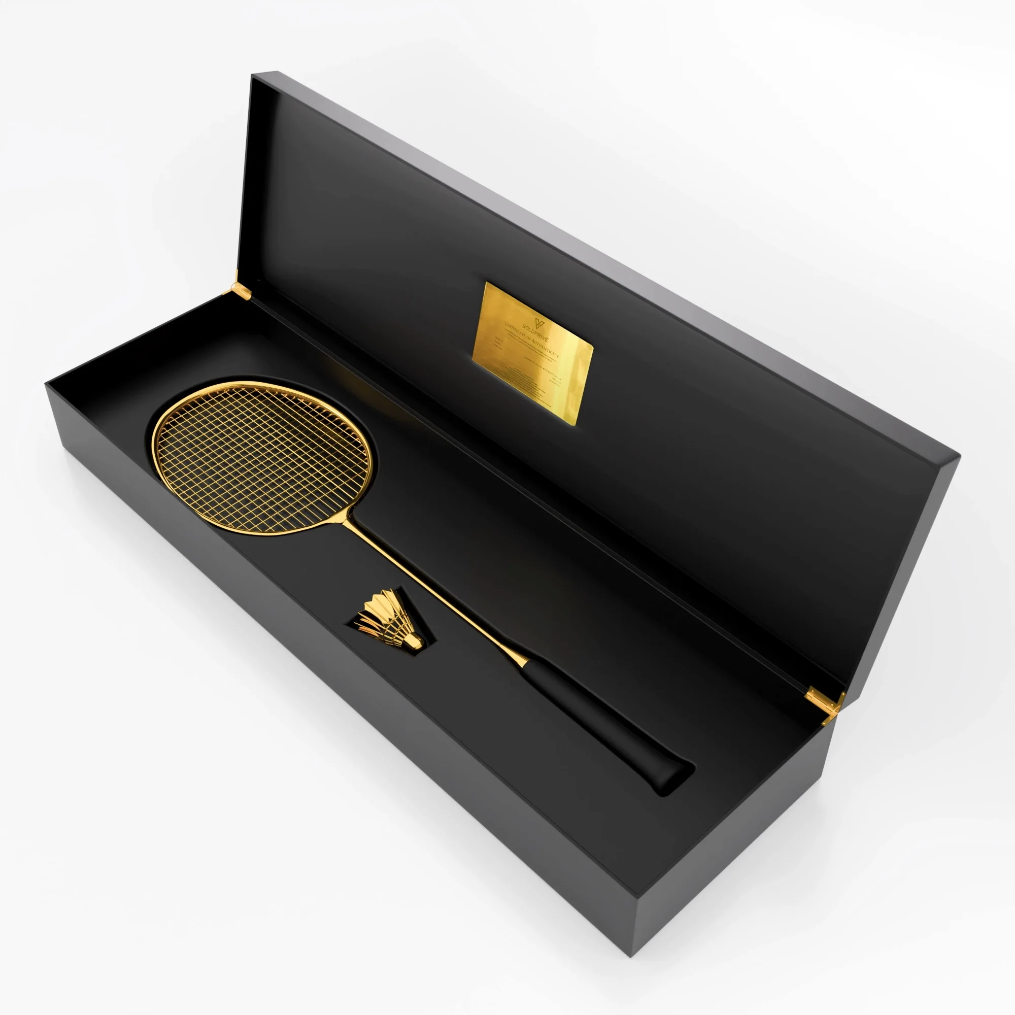 Golf club gold plated in 24K gold by Leronza