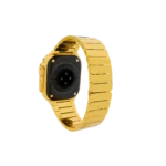 Gold Apple Watch Ultra 4 with Link Band – Gold, Rose Gold & Platinum - Image 3