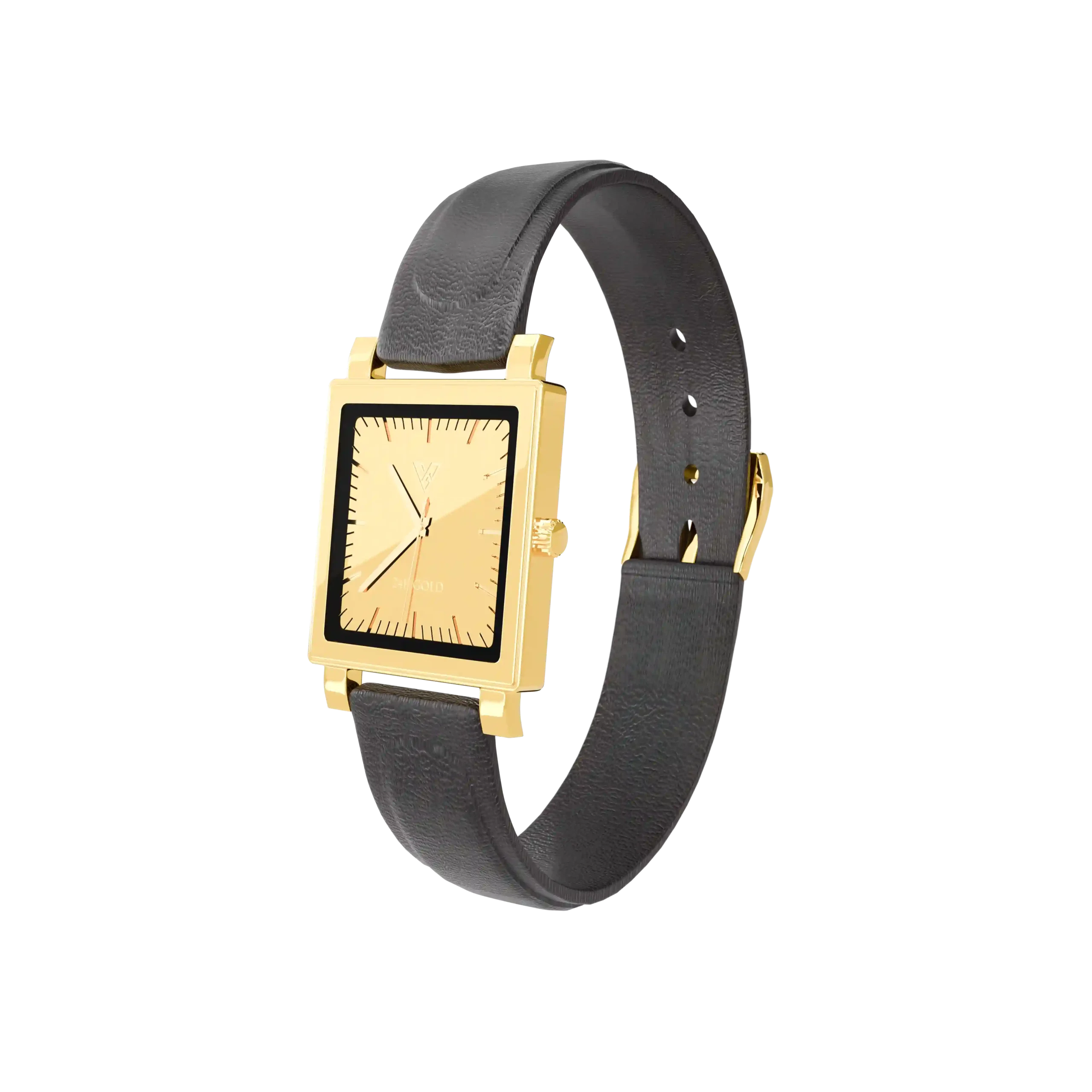 GoldPrivé LW 1100 personalized 24K gold watch, a canvas for bespoke engraving