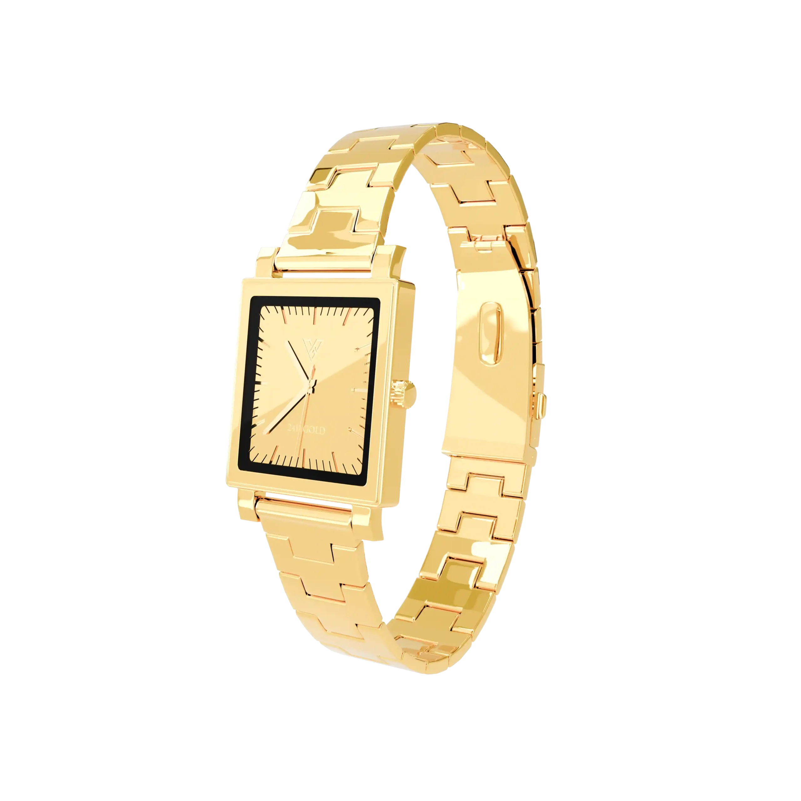 Custom 24K gold watch