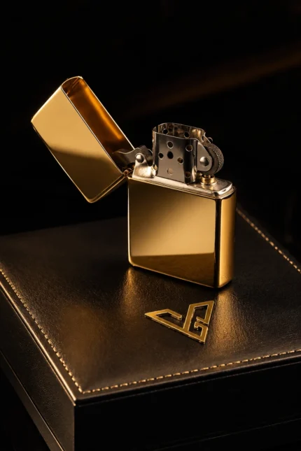 GoldPrivé Gold Zippo Lighter