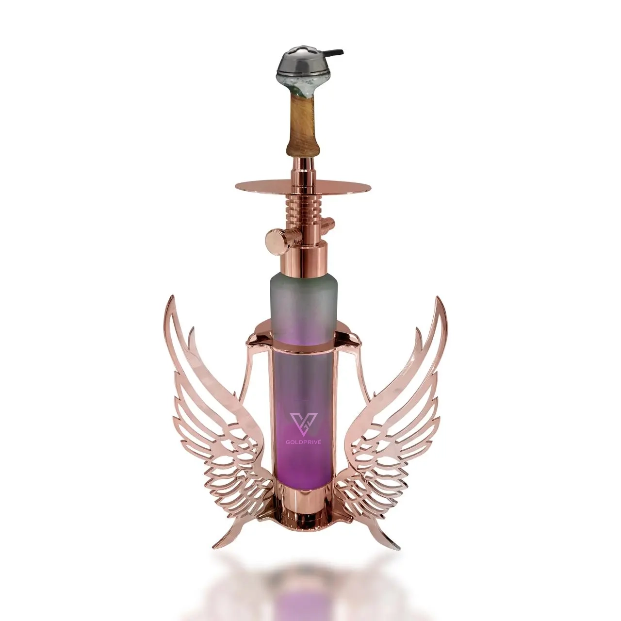 Rose gold Shisha Wings Edition detail by GoldPrivé