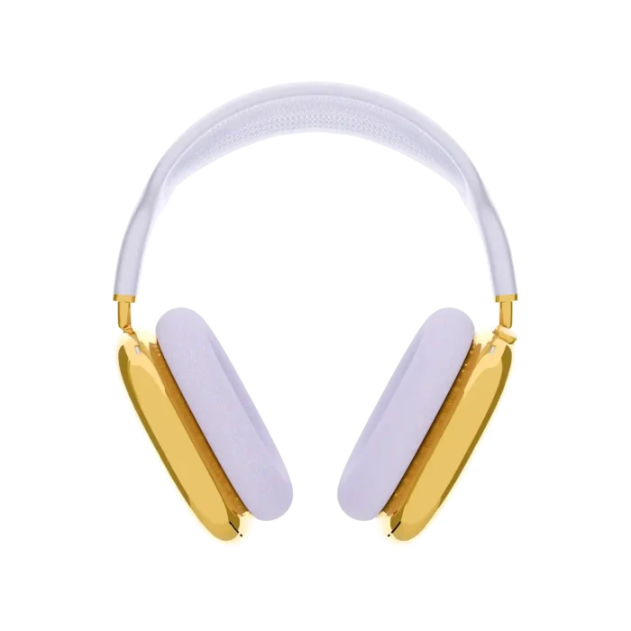 Gold Apple AirPods Max 2 Purple in 24K Gold, Rose Gold & Platinum - Image 2