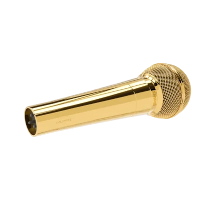 GoldPrivé Gold Shure SM58 Dynamic Microphone