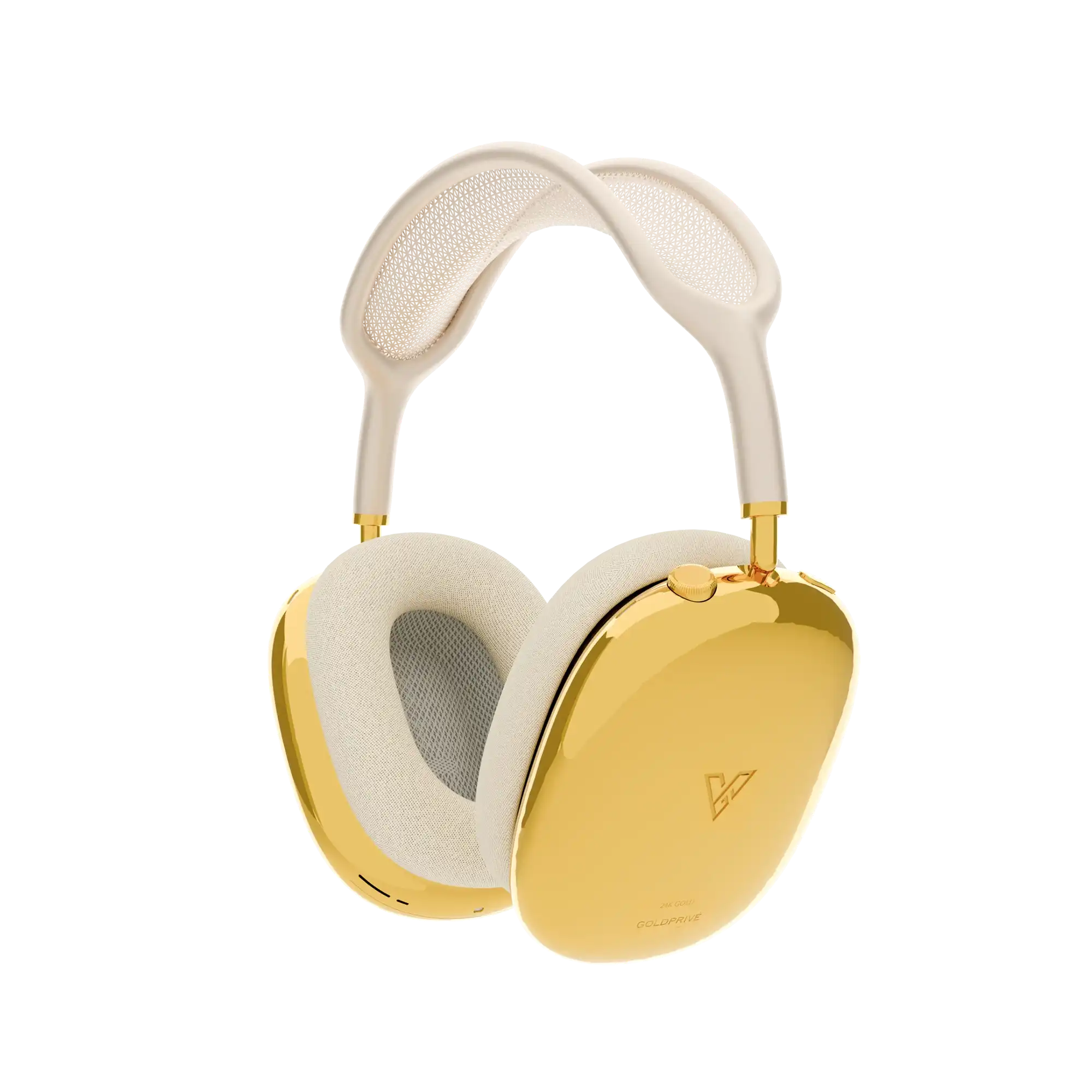 Gold Apple AirPods Max 2 Starlight in 24K Gold | Leronza