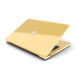 Gold Apple MacBook Pro with VS1 Diamond Logo in 24K Gold, Rose Gold & Platinum - Image 3