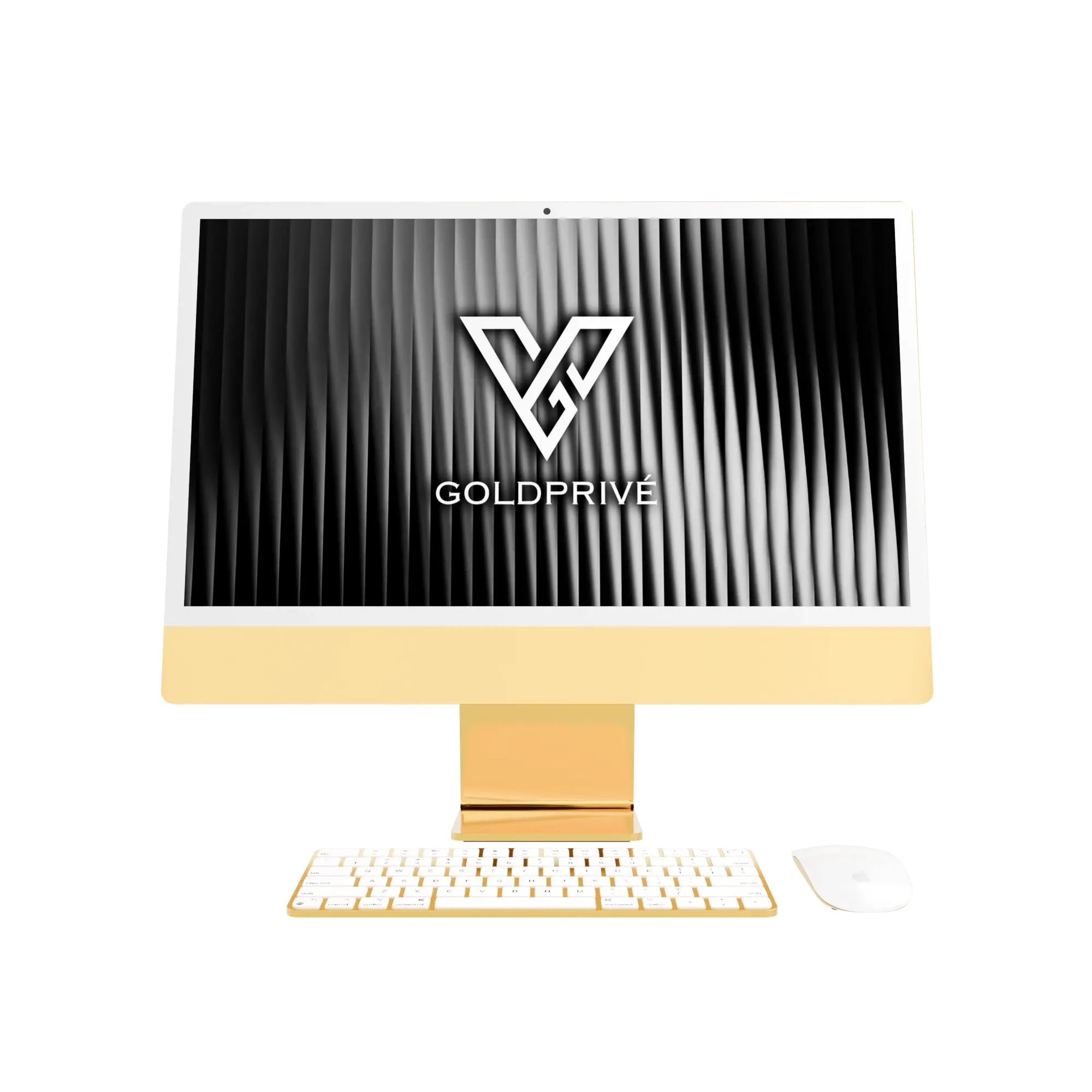 Gold Apple iMac in 24K Gold, Rose Gold & Platinum | Leronza