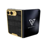 Gold iPhone Duo from Leronza, priced and charged in USD or AED
