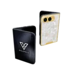 Majesty gold iPhone Duo with a mother of pearl back plate