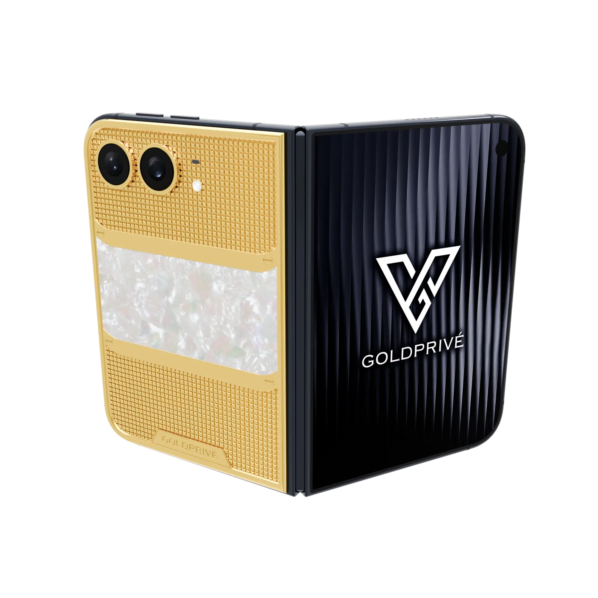 Gold iPhone Duo from Leronza, shipped to 67 countries worldwide